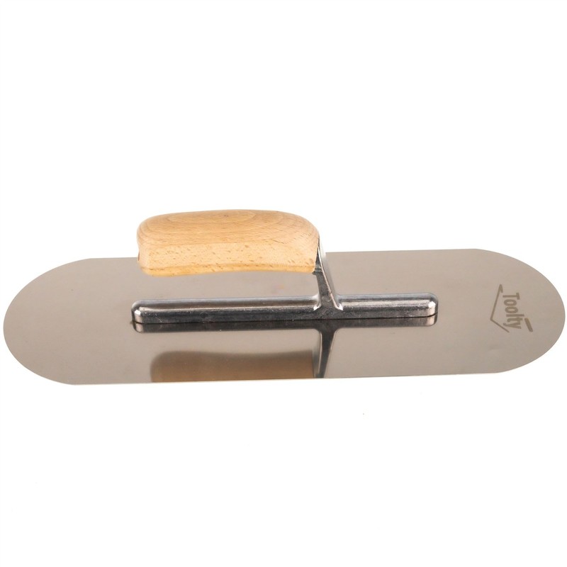 Toolty Heavy Duty Stainless Steel Pool Trowel - Concrete Finishing