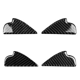 MASO Interior Door Handle Bowl Trim 4 Pcs, Compatible with Mazda 3 6 CX-3 CX-5 2014-2018, Car Inner Door Handle Bowl Trim Cover Carbon Fiber Texture