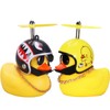 wonuu Rubber Duck Car Ornaments Yellow Duck Car Dashboard Decorations