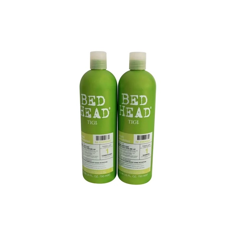 Dúo Champú Y Acondicionador Bed Head Re-energize, 750 Ml