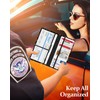 Slohif Car Registration and Insurance Card Holder with Magnetic Shut