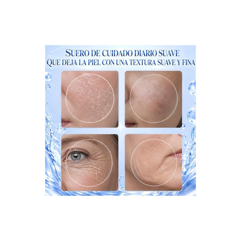2pcs Sérum Facial de Péptido de Cobre，Reafirmante y revitalizante