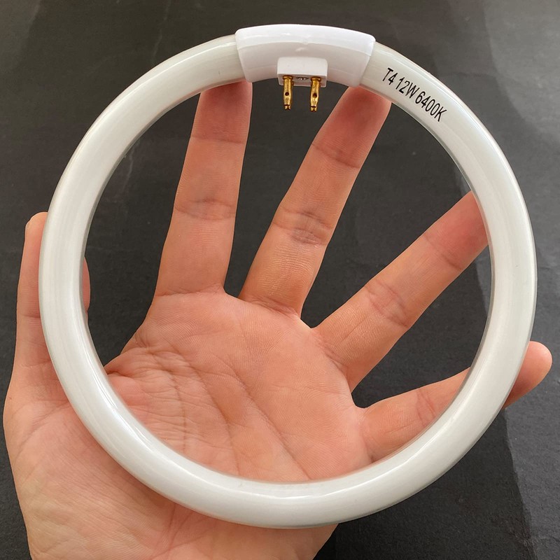 (2 Pack) 5.5 inch OD, 4 Pins Inside, T4 12W