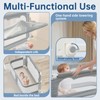 JWPEHOE 3 in 1 Baby Bassinet Bedside Sleeper Portable Crib,