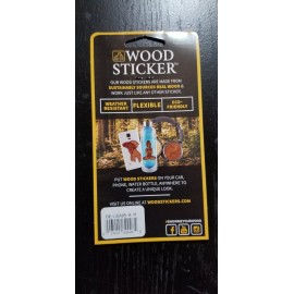 Dust City Yes to Adventure ~ Wood Sticker Decal ~ Bottle ~ Laptop ~ Car ~ USA Made Hiking