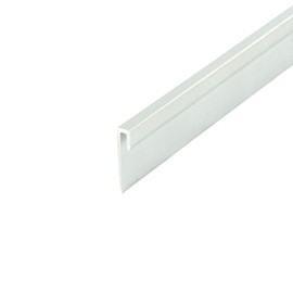 Outwater Aluminum J Channel Fits Material 1/16 Inch Thick Mill Finish Aluminum Cap Moulding 36 Inch Length (Pack of 4)