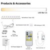4pcs 30 cm Bar LED Cabinet Light Installation Kit with