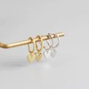 Sterling Silver Drop Earrings for Women Silver Heart Dangly Earrings