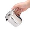 Milk Jug with Lid, 600 ml Milk Frothing Jug Stainless