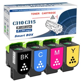 Aseker C310 C315 Toner Cartridge Compatible for Xerox C310 C310DNI C310DNIM C315 C315DNI C315DNIM Printer High Capacity 3000 & 2000 Pages 006R04356 006R04357 006R04358 006R04359 (BK/C/M/Y)