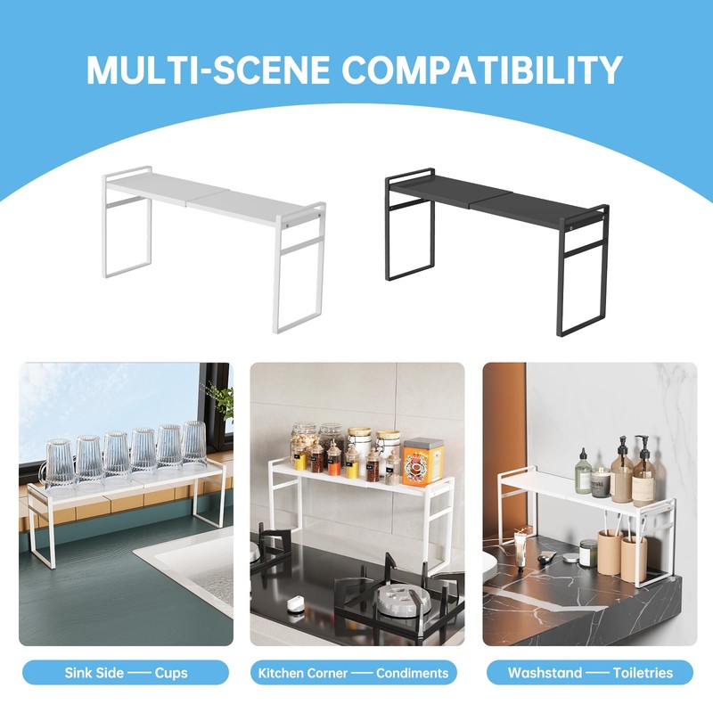 WOCHUANGSI 1pcs Small Narrow Tall Shelf for Windowsill Kitchen Organizer