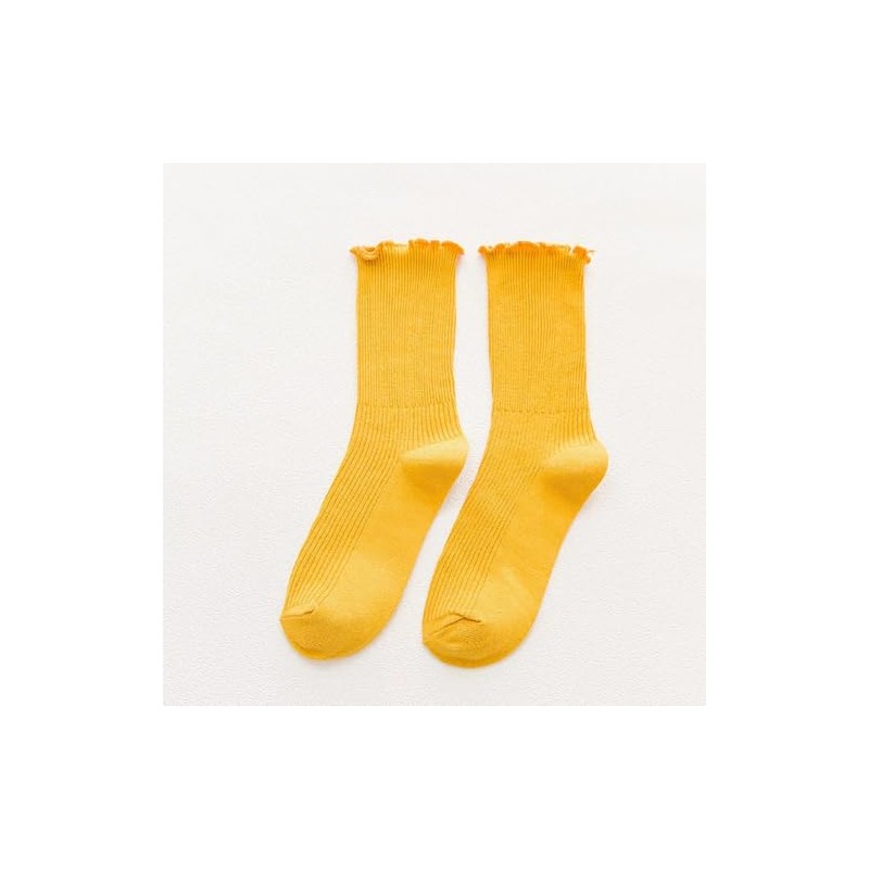 ccHuDE 2 Pairs Cute Ruffle Socks Frilly Ankle Socks Warm