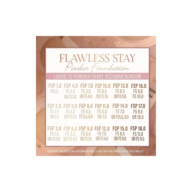 Base En Polvo Beauty Creations Flawless Stay - 100% Original