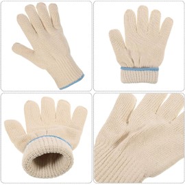 2 PCS Oven Gloves Heat, Baking Gloves Grill Gloves with Fingers, Resistant Hot Surface Handler Oven Mitts, Heat Resistant Oven Glove for Cooking, Baking, Grilling