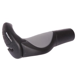 Ergon Ergonomic Handlebar Grips GP2, unisex, Fahrradgriff GP2, Black (Black), Small