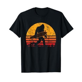 Longboard Bigfoot Skateboard & Sasquatch Fans Boys T-Shirt