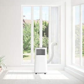 Cecotec - Fensterabdichtung oder Schiebetüruniversal für mobile Klimageräte 210x90cm 100% Polyester, isoliert von außen, Reißverschluss und Klebeband