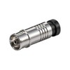 Goobay 5 x Metal Coaxial Compression Coupling for 7mm OD