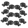 Mipcase 20Pcs Plastic Buckle Clips for Sunshade Mesh Durable Garden
