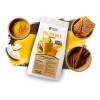 Golden Milk Cúrcuma Frappé, Malteadas-1.2 Kg- Ricco Aroma