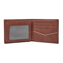 Fossil Herren Geldbörse ? Reese Rfid Bifold Klapp-id, Men’s Wallet, Brown, 8.89x1.52x10.8 cm (B x H T)