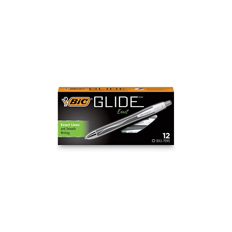 BIC Atlantis Exact Retractable Ball Pen, Fine Point (0.7 mm),
