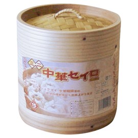 Ichihara Wood Workshop CS15-2S Seiro Steamer, Mini Chinese Cello, Set of 2, Diameter 5.9 x 5.4 inches (15 x 13.8 cm)