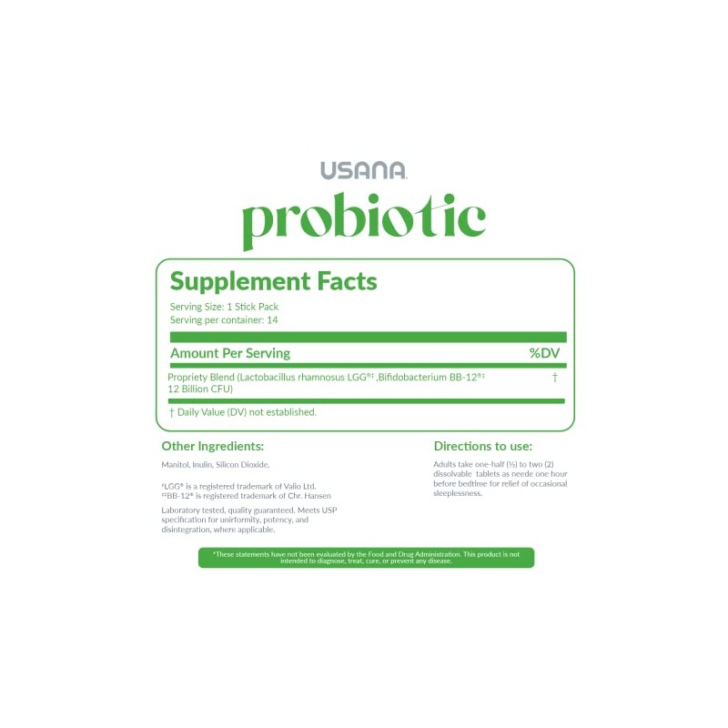 USANA® Probiótico (14 paquetes/caja) por USANA Health Sciences