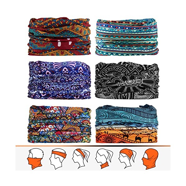 JOEYOUNG JOEYOUNG Headwear, Bandana, Neck Gaiter Head Wrap Headband Balaclava