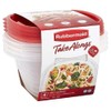 4-Piece Square Food Storage Container