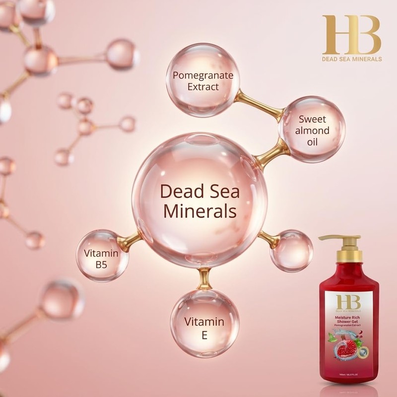 Health & Beauty Dead Sea Minerals Moisture Rich Shower Cream