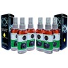 JYE Set de 6 Frascos Locion Crecimiento de Barba bergamota extra fuerte, Presentacin 60 ml por botella                                                