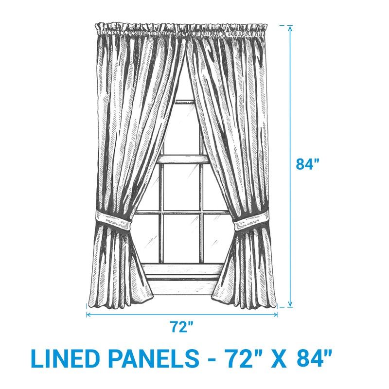 Park Designs Black Cream Buffalo Check Lined Curtains 84 Inch