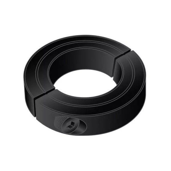Double Split Collar 5/8 x 1/8 x 5/16 Steel Black
