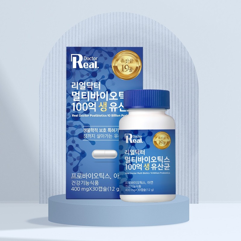 Real Doctor 10 Billion Live Lactobacillus Multibiotics Postbiotics Bifidobacterium 30