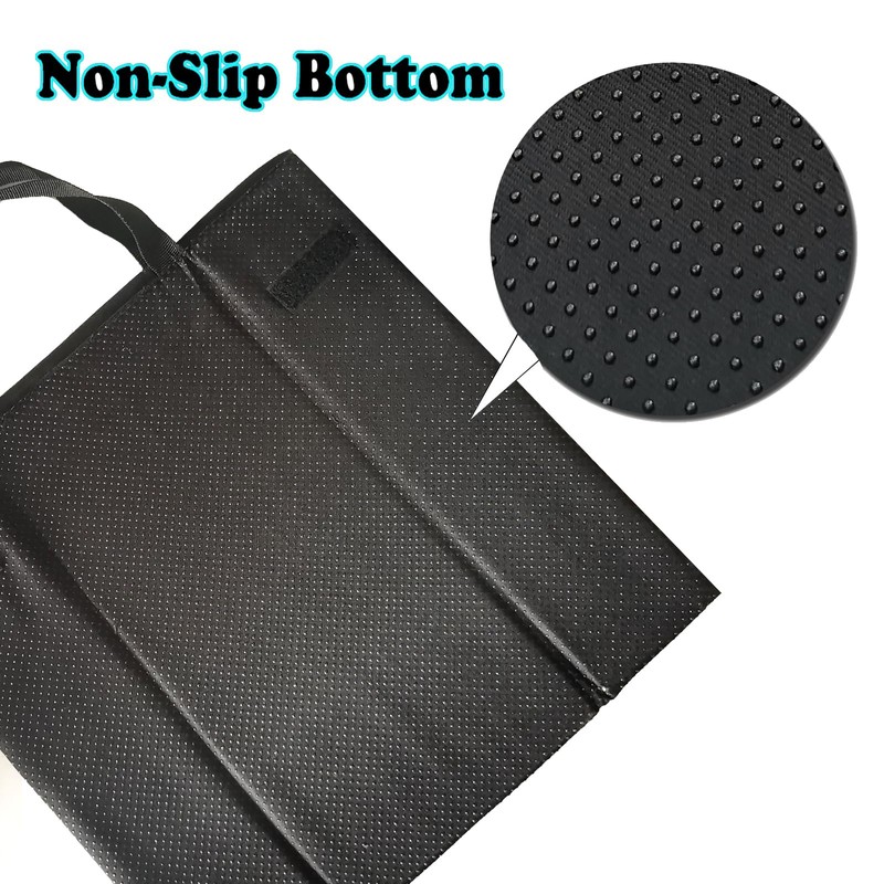 Pozico Portable Stadium Seat Cushion with Backrest for Bleacher, Lightweight
