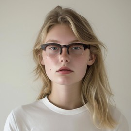 LONDON MOLE® Courier reading glasses - Modern vintage browline readers - Men’s Women’s Unisex - Spring hinges