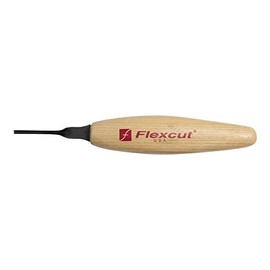 Flexcut Micro Shallow U-Gouge, Razor Sharp High Carbon Cutting Blade, 1.5 mm (MT23)