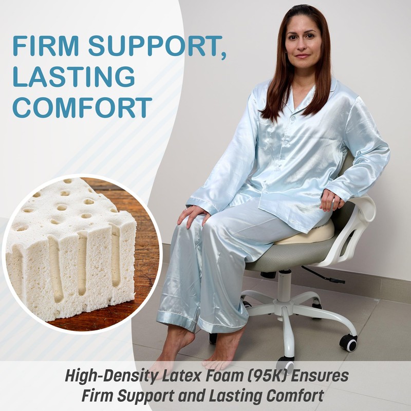 Turmerry Organic Latex Donut Pillow