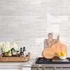 STICKGOO Subway Tile Peel and Stick Backsplash, Glossy Light Brown
