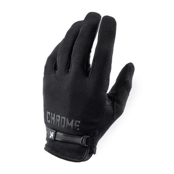 Chrome Industries Cycling Gloves 2.0, Black, Large