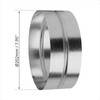 HVAC OV Galvanized Steel Coupling - 8" Inch Fit -