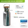 Blockhütte® Premium Stainless Steel Insulated Drinking Bottle, Leak-Proof, Includes Free