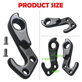 DEFIYEAR Derailleur Hanger - Rear Derailleur Hanger Compatible for Trek Gary Fisher, Rear Derailleur Hanger 322175/318610, Perfect for Mountain Bikes, Easy to Install, Upgrade for Performance