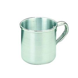 Ibili Alum Cylindrical Cup 8 Cm, Aluminium, Metallic, 1 Count (Pack of 1)