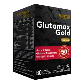 Glutamax Gold Omega 3 Suplemento Adultos Mayores 60 Caps Sin Sabor