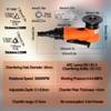 2 in 1 Mini Pneumatic Chamfering Machine, 45° Arc Corner