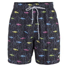 Traje de baño para Niño con diseño de Tiburones, Color Negro y Secado rápido. (4)