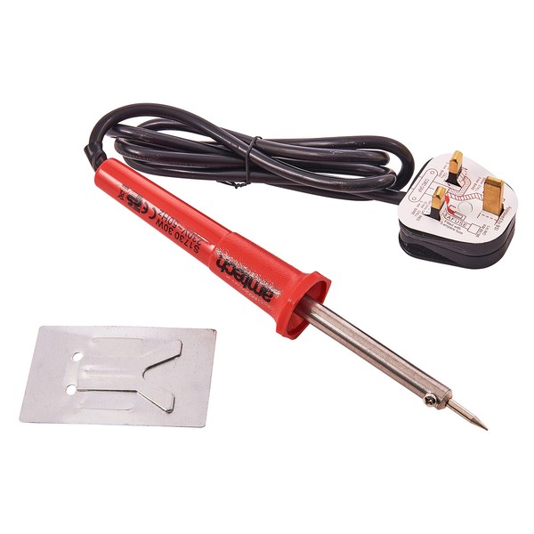 Amtech S1730 Soldering Iron, 30 Watt 240V, Insulated Handle and