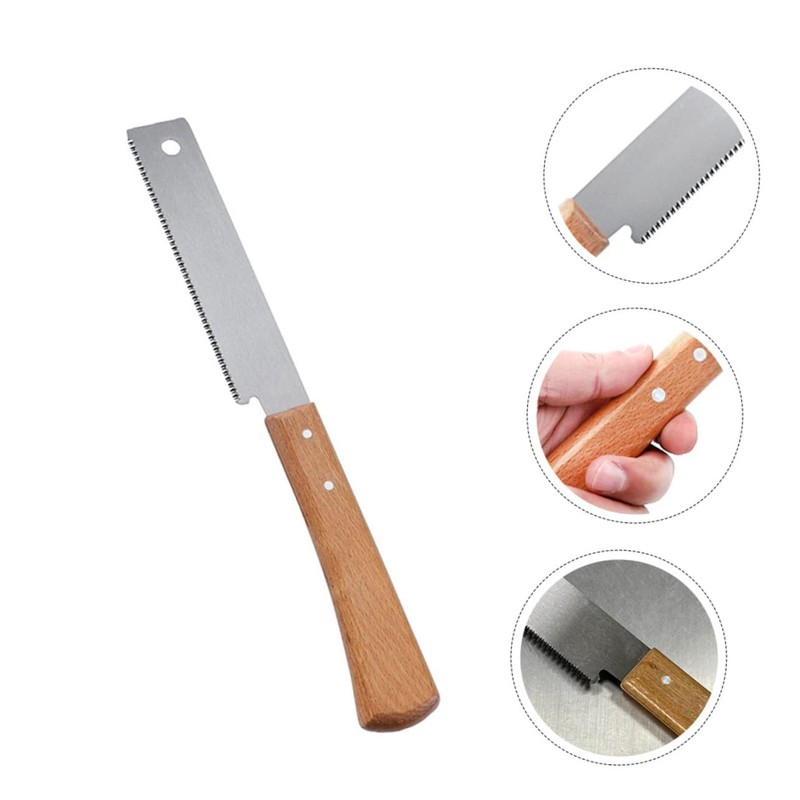 Tofficu 1PC Handle Precision Hand Saw for DIY Woodworking Lightweight
